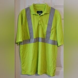 Legendary Whitetails Neon Green Safety Polo